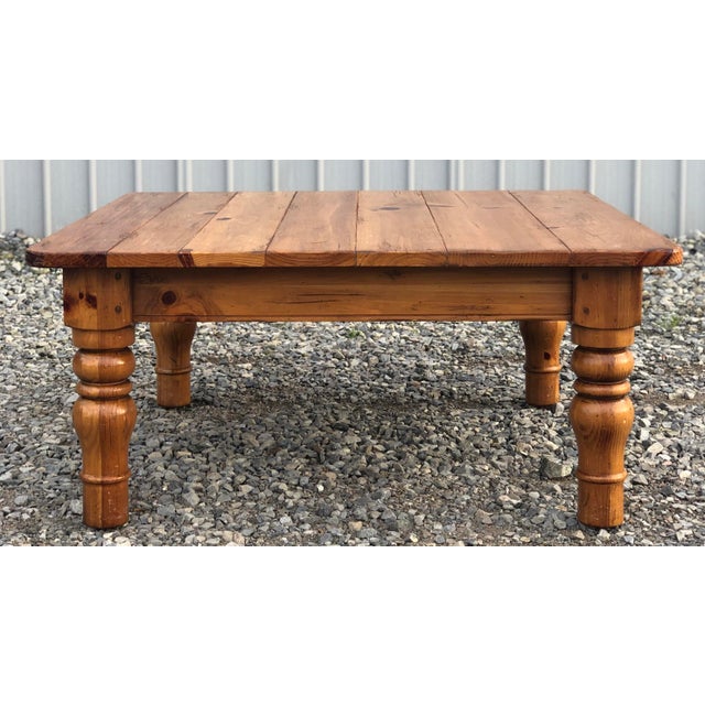 Ethan Allen Farmhouse Pine Coffee Table Chairish