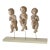 Italian Carved Wood Putti Musician Figures With Glass Eyes C1920 For Sale