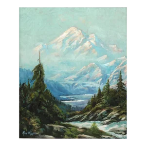 Vintage Autumnal Sierra Mountains Landscape by Max Higgins