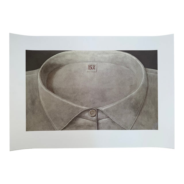 Domenico Gnoli (1933-1970), Girocollo 15 1/2, 1966, Copyright Marzia Gnoli, 1994... Printed in the Netherlands., Large Format For Sale