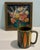 Paint Vintage Flower Painting Assorted Flowers Signed For Sale - Image 7 of 7