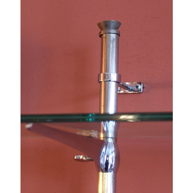 French Art Deco Etagere in Metal and Glass, 1930s For Sale - Image 6 of 14