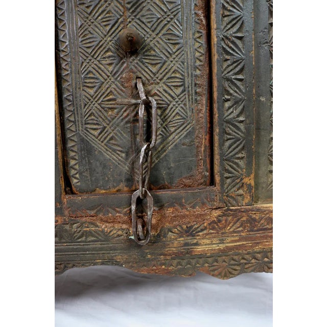 Antique Nomadic Turkmen Yurt Treasure Dowry Chest For Sale - Image 10 of 12