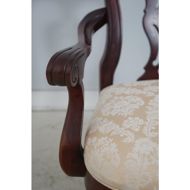 Set of 6 Thomasville Mahogany Dining Room Chairs For Sale - Image 11 of 18
