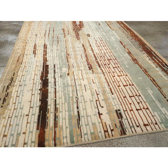 Galerie Shabab Collection Mid-20th Century Handmade French Art Deco Small Room Size Carpet For Sale In New York - Image 6 of 8