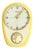 Mid-Century Modern Wall Clock by Mauthe with Glazed Ceramic Case, 1950s For Sale