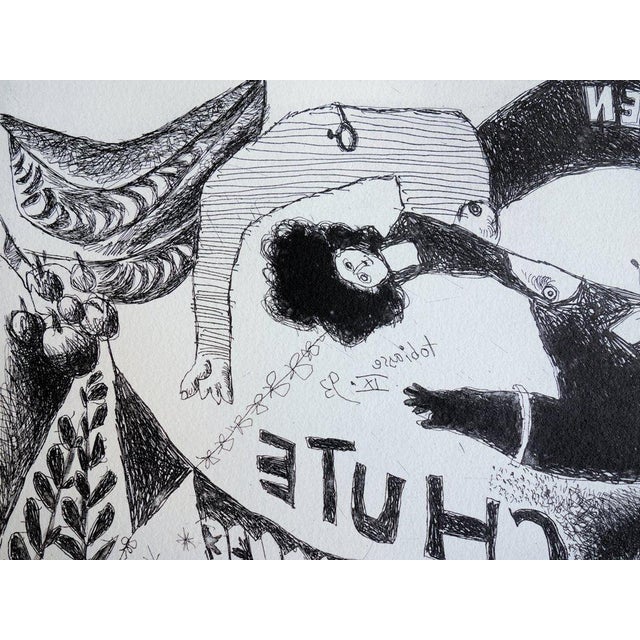 Théo Tobiasse, After Eden, Engraving For Sale - Image 4 of 9