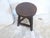 This hardwood stool is well constructed and sturdy.