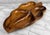 Mid-Century Modern Mid-Century 19" Monkey Pod Wood Divided Centerpiece Leaf Bowl For Sale - Image 3 of 9