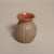 Hand-Thrown Studio Pottery Bud Vase With Warm Terracotta Glaze and Vertical Slip Trailing For Sale - Image 4 of 9