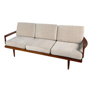 3-Seater Sofa attributed to Tove & Edvard Kindt-Larsen, Denmark, 1960s For Sale