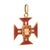 Finely detailed antique Cross of Christ medallion crafted in 19k yellow gold. Crafted in Portuguese 19k yellow gold, the...