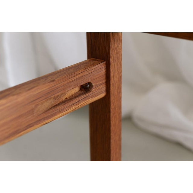 Black Danish Modern Oak Planter, 1960s For Sale - Image 8 of 18