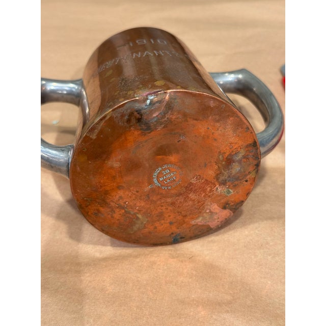 1910s Double-Handed Copper Trophy Cup For Sale In Boston - Image 6 of 6