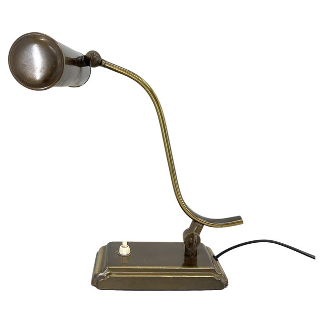 Adjustable Table or Desk Lamp, 1940s For Sale