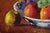 Jean Lehmann, Still Life with Apples and Grapes, 1931, Oil on Canvas For Sale - Image 8 of 14