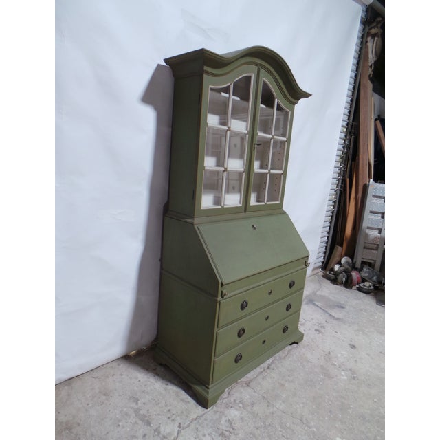 Swedish Rococo Style Secretary Hutch For Sale In Miami - Image 6 of 15