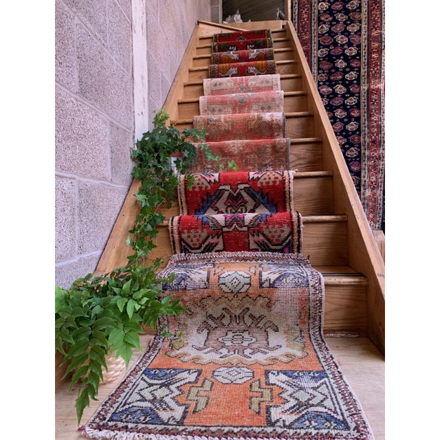 Small Vintage Turkish Rug in Wool For Sale - Image 4 of 6