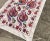 1990s Art Deco Suzani Handmade Red Tulip Crochet Table Runner For Sale - Image 5 of 8