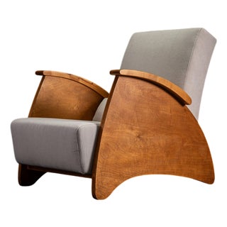 Modernist De Stijl Armchair by Jan den Drijver, 1940s For Sale