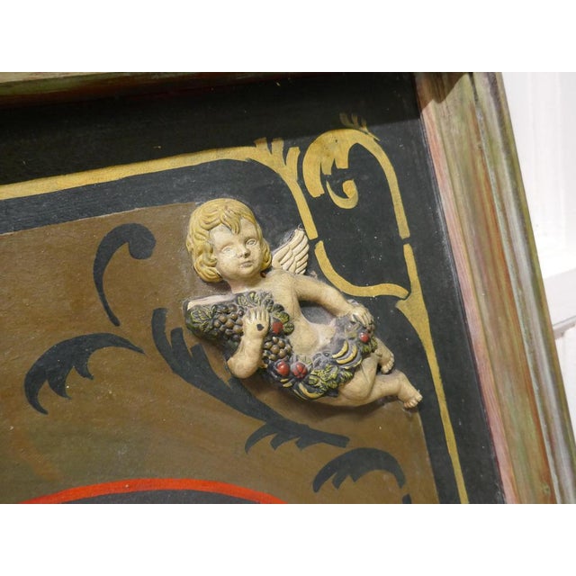 Decorative Bacchanalian Wine Bar Menu Blackboard, 1960s For Sale - Image 4 of 5