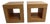 Vintage Cube Side Tables, 1960s, Set of 2 For Sale