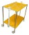Bar Cart Table in Yellow, 1960 For Sale