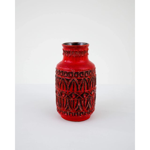 1960s 1960s Mid-Century Modern W. Germany Ceramic Vase For Sale - Image 5 of 10