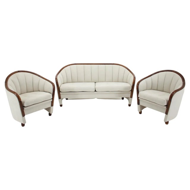 Living Room Set in the Style of Gio Ponti, Italy, 1950s, Set of 3 For Sale - Image 12 of 12