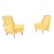 Mid-Century Modern Sculptural Walnut High-Back Lounge Chairs, 1960s For Sale