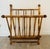 English Antique English Folding Hanging Bamboo Magazine Rack. For Sale - Image 3 of 6