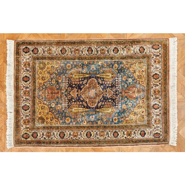 Hand-Knotted Turkish Kayseri Rug For Sale - Image 10 of 10