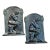 1950’s Bronzed Finished Steel Bookends “The Thinker” a Pair For Sale