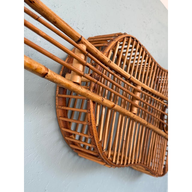 Vintage Bamboo Guitar Decoration, 1970s For Sale - Image 11 of 12