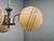 Art Deco Chrome and Cream Glass Chandelier, 1930s For Sale - Image 6 of 14