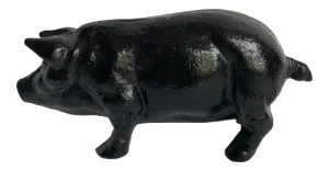 20th Century Cast Iron Pig Figure