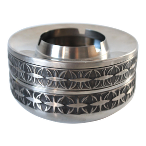 Mid-Century Arthur Salm Swedish Stainless Steel Ashtray
