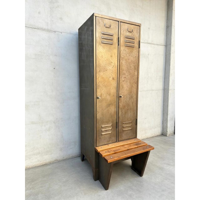 Industrial East German Factory Lockers, 1970s For Sale - Image 3 of 11