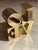 Robert Indiana Authentic Vintage 1970s Robert Indiana "Love" Brass or Gold-Tone Paperweight For Sale - Image 4 of 11