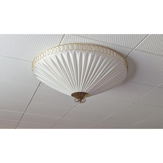 Metal Mid-Century Model K5-27 Flush Mount by Paavo Tynell for Idman Oy, 1950s For Sale - Image 7 of 18