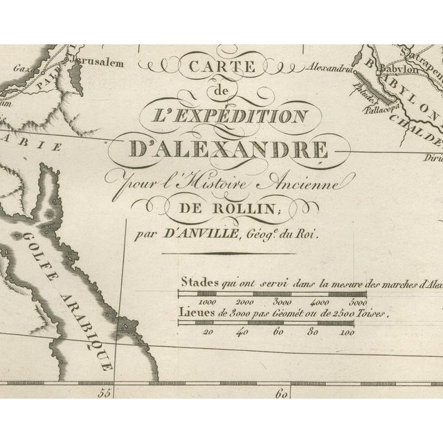 Alexander the Great's Expedition to the Indus Map from Danville, 1818 For Sale - Image 4 of 8