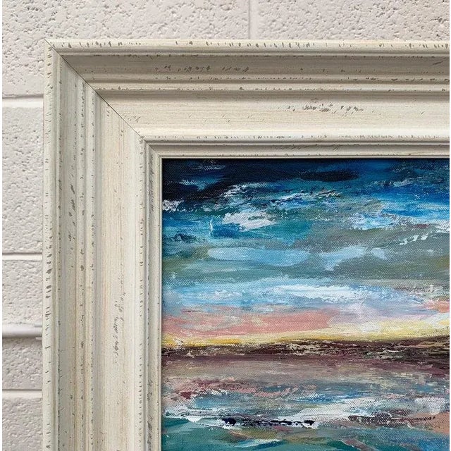 Panoramic Seascape of Devon Cliffs & Coastline by Contemporary British Artist For Sale - Image 11 of 11