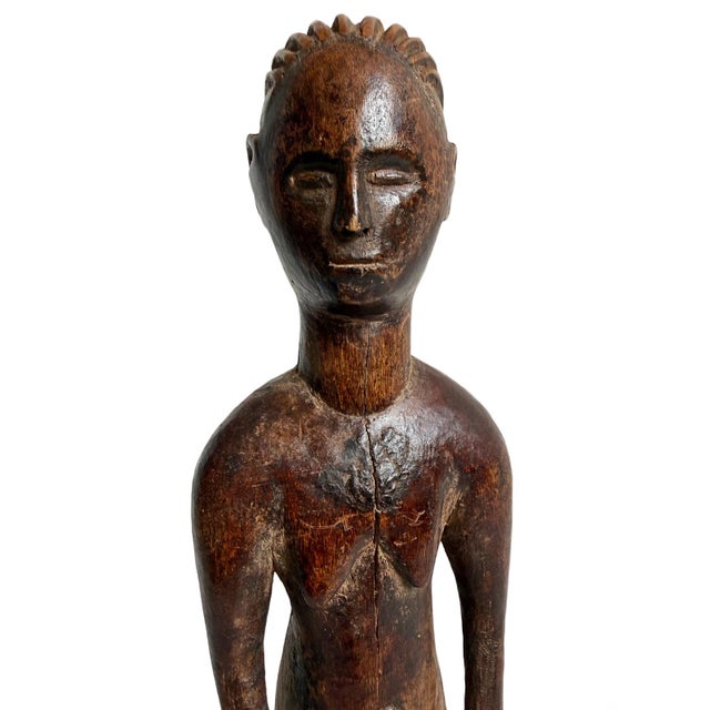 Tribal Old Antique African Kaguru Tanzania Tribal Figure For Sale - Image 3 of 9