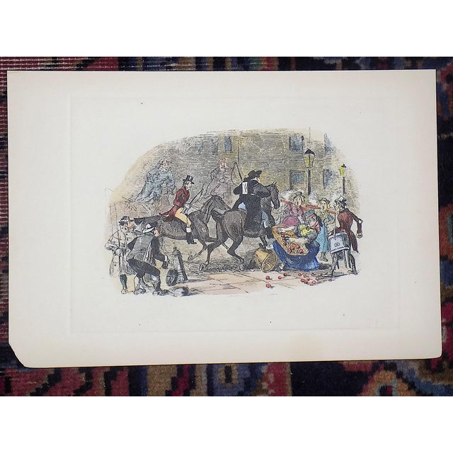 Late 19th Century Antique 19th Century Hand Colored Fox Hunting Engravings - Set of 4 For Sale - Image 5 of 6