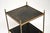 Vintage Brass and Leather Side Table, 1960s For Sale - Image 4 of 9