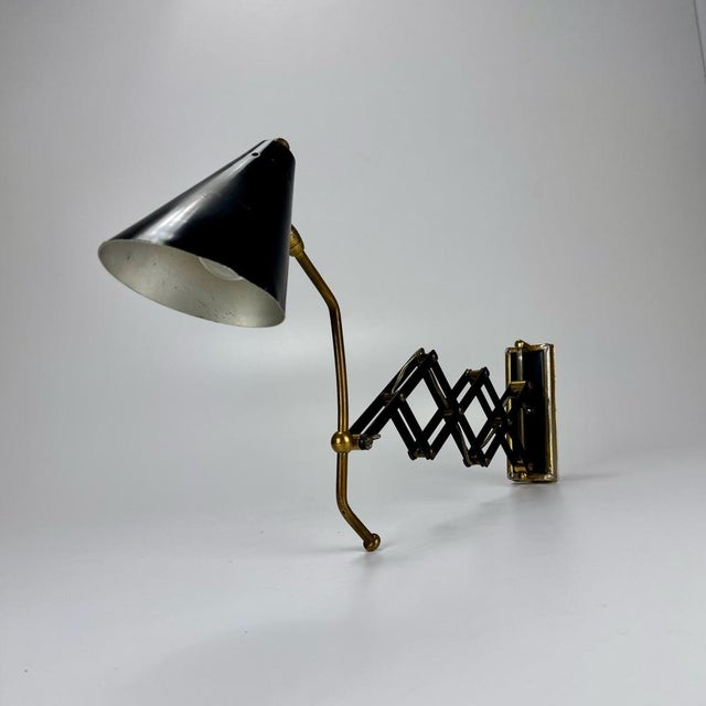 1950s Adjustable Accordion Wall Light from Stilnovo, 1950s For Sale - Image 5 of 12