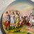 Lovely Hand Painted victorian scene representing an afternoon of dancing and music with young women and boy cherubs....