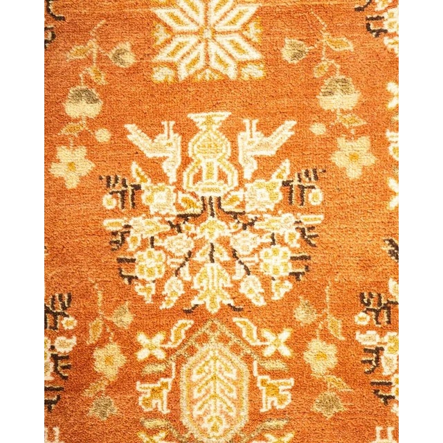 Traditional Mogul, One-of-a-Kind Hand-Knotted Area Rug in Brown, 6' 1" x 8' 10" For Sale - Image 3 of 8