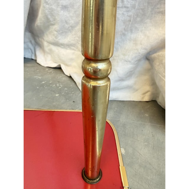 Mid-Century Modern Formica and Brass Side Table by Luisa & Ico Paris for MB Italy, 1960s For Sale - Image 17 of 18