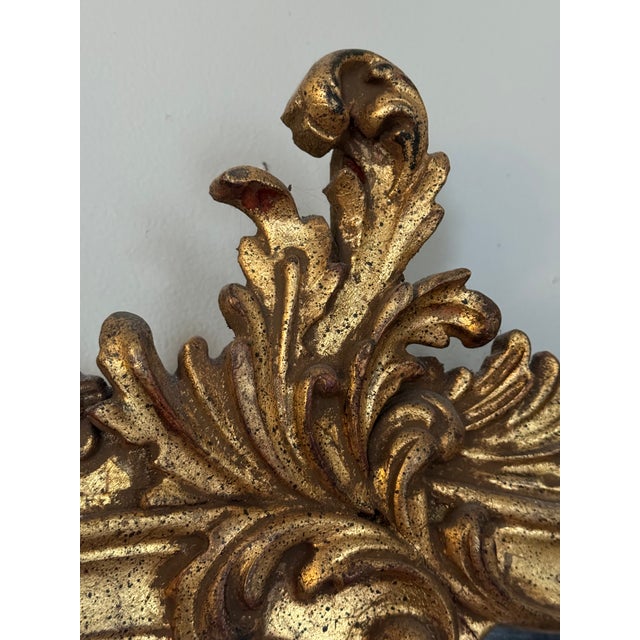 French Louis XV Style Gilded Dressing Mirror For Sale - Image 3 of 4